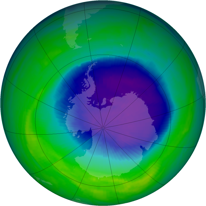 Ozone Map 1992-10-14